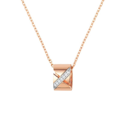 [Glimmer]LIENS EVIDENCE DIAMOND NECKLACE