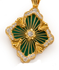 [Glimmer] B.C.L BIG SIZE  ENAMEL NECKLACE£¨Various colors£©