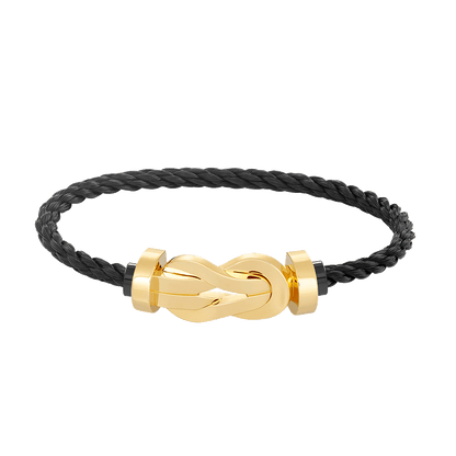 [Glimmer]CHANCE LARGE 8 FIGURE BUCKLE NO DIAMOND BRACELET GOLD