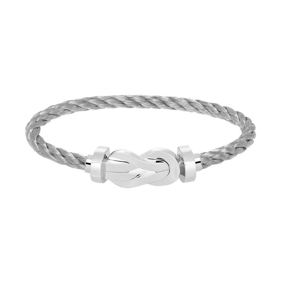 [Glimmer]CHANCE LARGE 8 FIGURE BUCKLE NO DIAMOND BRACELET SILVER