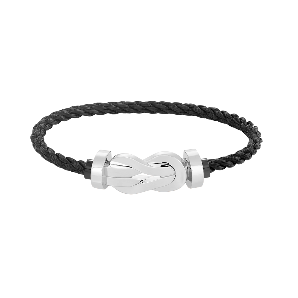 [Glimmer]CHANCE LARGE 8 FIGURE BUCKLE NO DIAMOND BRACELET SILVER