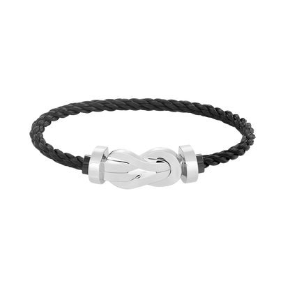 [Glimmer]CHANCE LARGE 8 FIGURE BUCKLE NO DIAMOND BRACELET SILVER