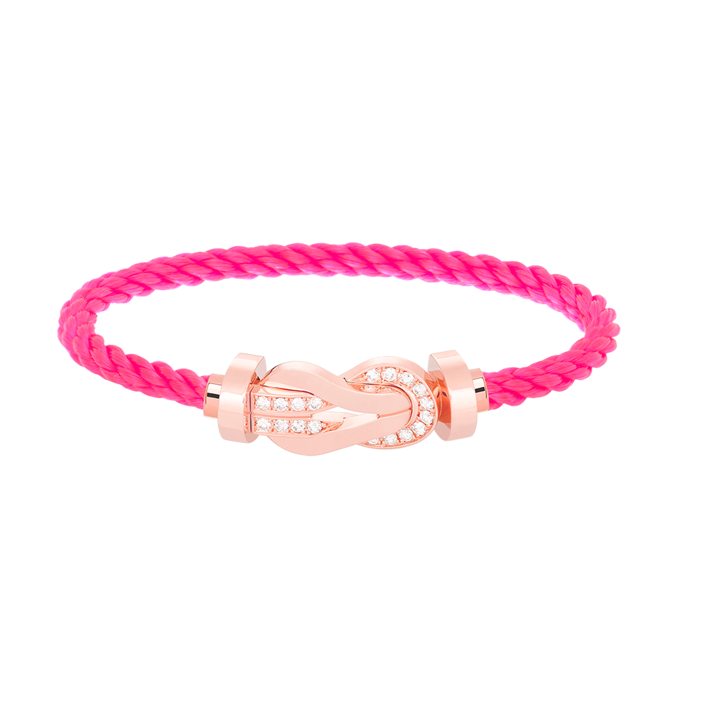 [Glimmer]CHANCE LARGE 8 FIGURE BUCKLE HALF DIAMOND BRACELET Glimmer GOLD