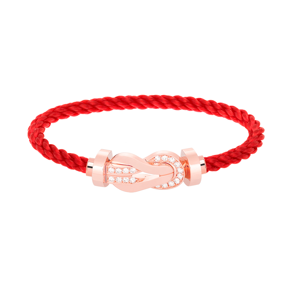 [Glimmer]CHANCE LARGE 8 FIGURE BUCKLE HALF DIAMOND BRACELET Glimmer GOLD