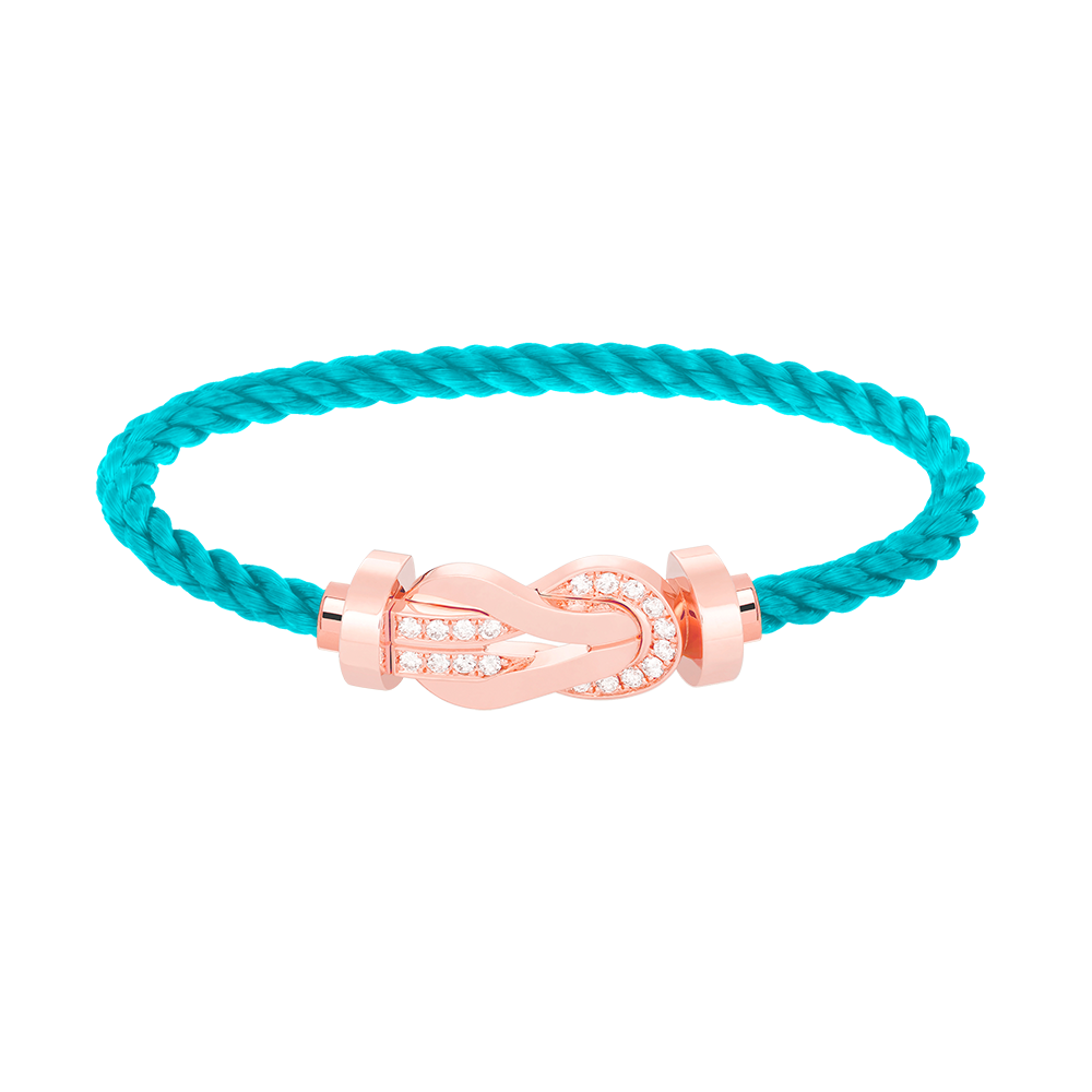 [Glimmer]CHANCE LARGE 8 FIGURE BUCKLE HALF DIAMOND BRACELET Glimmer GOLD