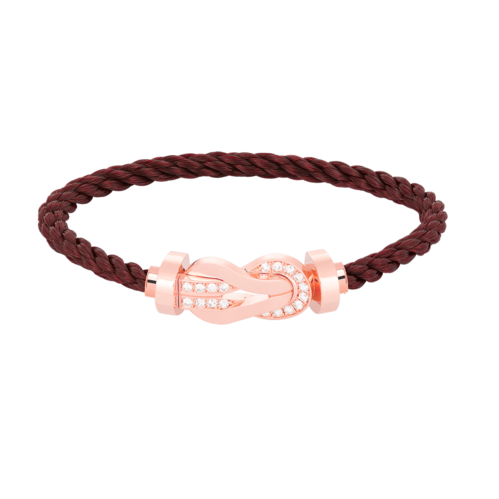 [Glimmer]CHANCE LARGE 8 FIGURE BUCKLE HALF DIAMOND BRACELET Glimmer GOLD