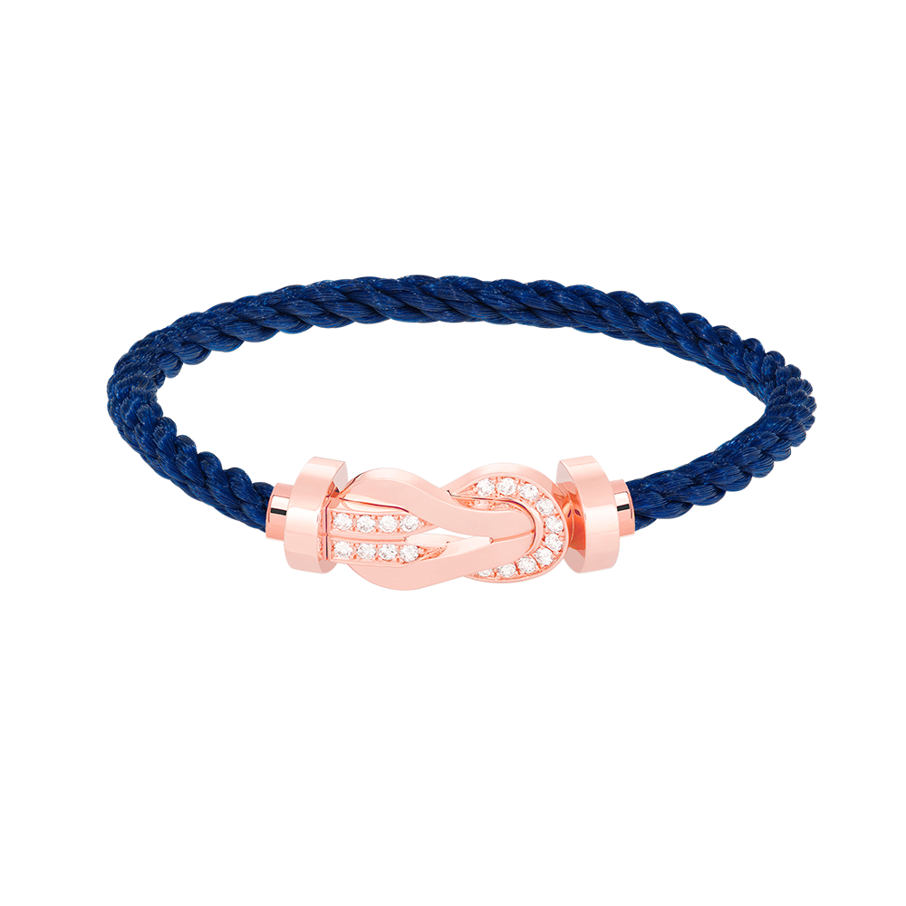 [Glimmer]CHANCE LARGE 8 FIGURE BUCKLE HALF DIAMOND BRACELET Glimmer GOLD
