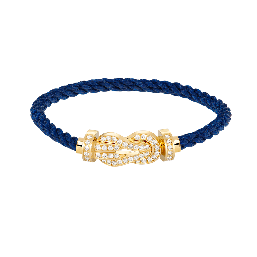 [Glimmer]CHANCE LARGE 8 FIGURE BUCKLE FULLDIAMOND BRACELET GOLD