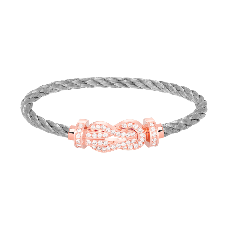 [Glimmer]CHANCE LARGE 8 FIGURE BUCKLE FULL DIAMOND BRACELET Glimmer GOLD