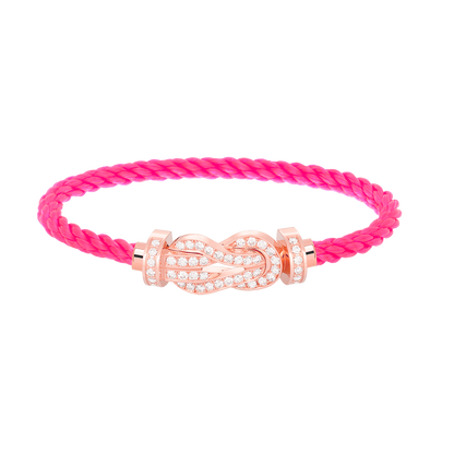 [Glimmer]CHANCE LARGE 8 FIGURE BUCKLE FULL DIAMOND BRACELET Glimmer GOLD