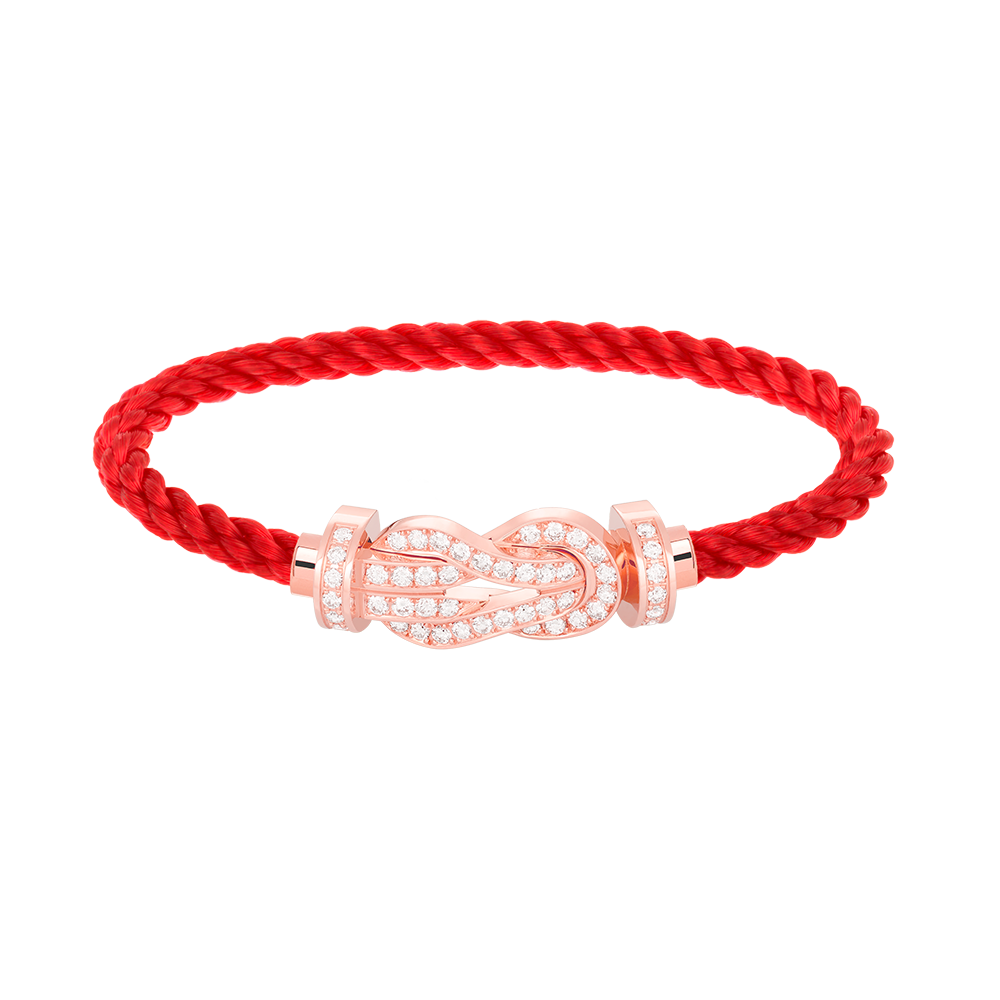 [Glimmer]CHANCE LARGE 8 FIGURE BUCKLE FULL DIAMOND BRACELET Glimmer GOLD