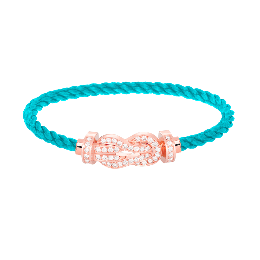 [Glimmer]CHANCE LARGE 8 FIGURE BUCKLE FULL DIAMOND BRACELET Glimmer GOLD