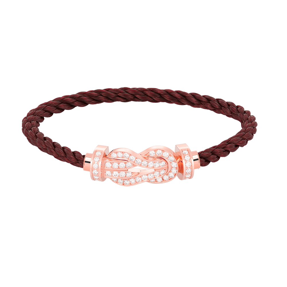 [Glimmer]CHANCE LARGE 8 FIGURE BUCKLE FULL DIAMOND BRACELET Glimmer GOLD