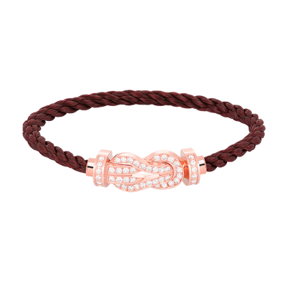 [Glimmer]CHANCE LARGE 8 FIGURE BUCKLE FULL DIAMOND BRACELET Glimmer GOLD