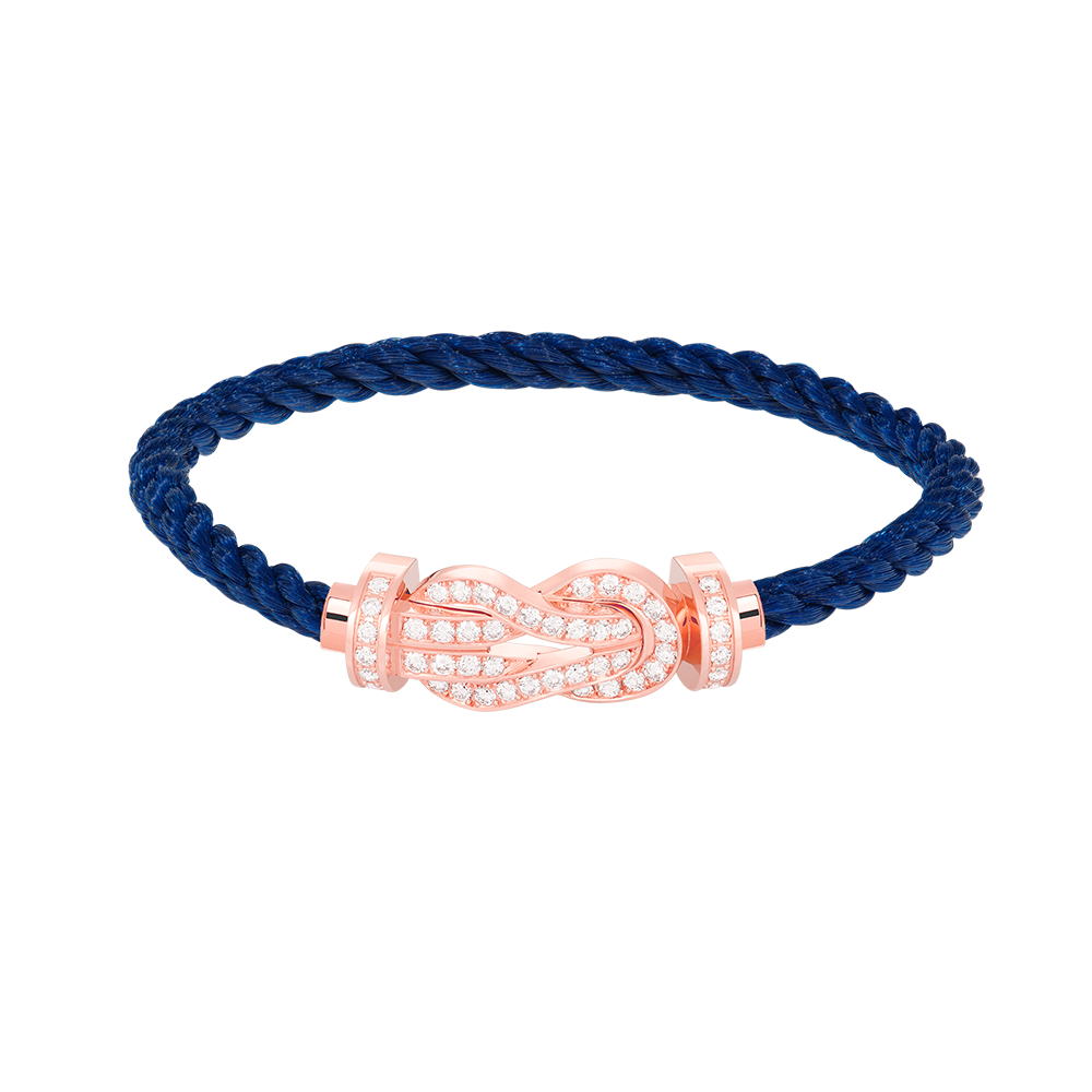 [Glimmer]CHANCE LARGE 8 FIGURE BUCKLE FULL DIAMOND BRACELET Glimmer GOLD