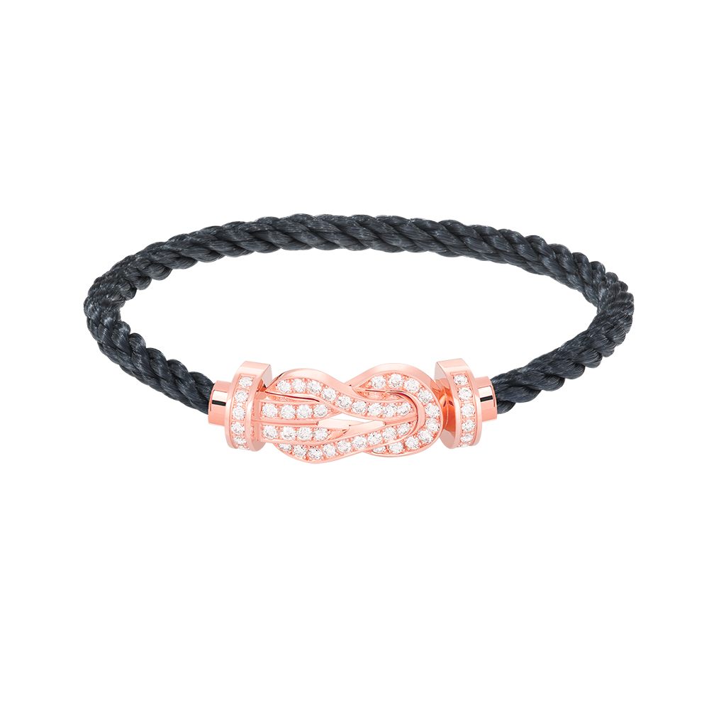 [Glimmer]CHANCE LARGE 8 FIGURE BUCKLE FULL DIAMOND BRACELET Glimmer GOLD