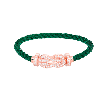 [Glimmer]CHANCE LARGE 8 FIGURE BUCKLE FULL DIAMOND BRACELET Glimmer GOLD