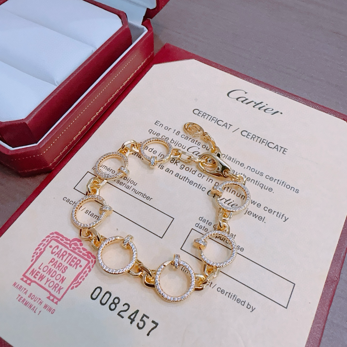 [Glimmer Jewelry] LOVE&JUSTE ブレスレット ダイヤモンド