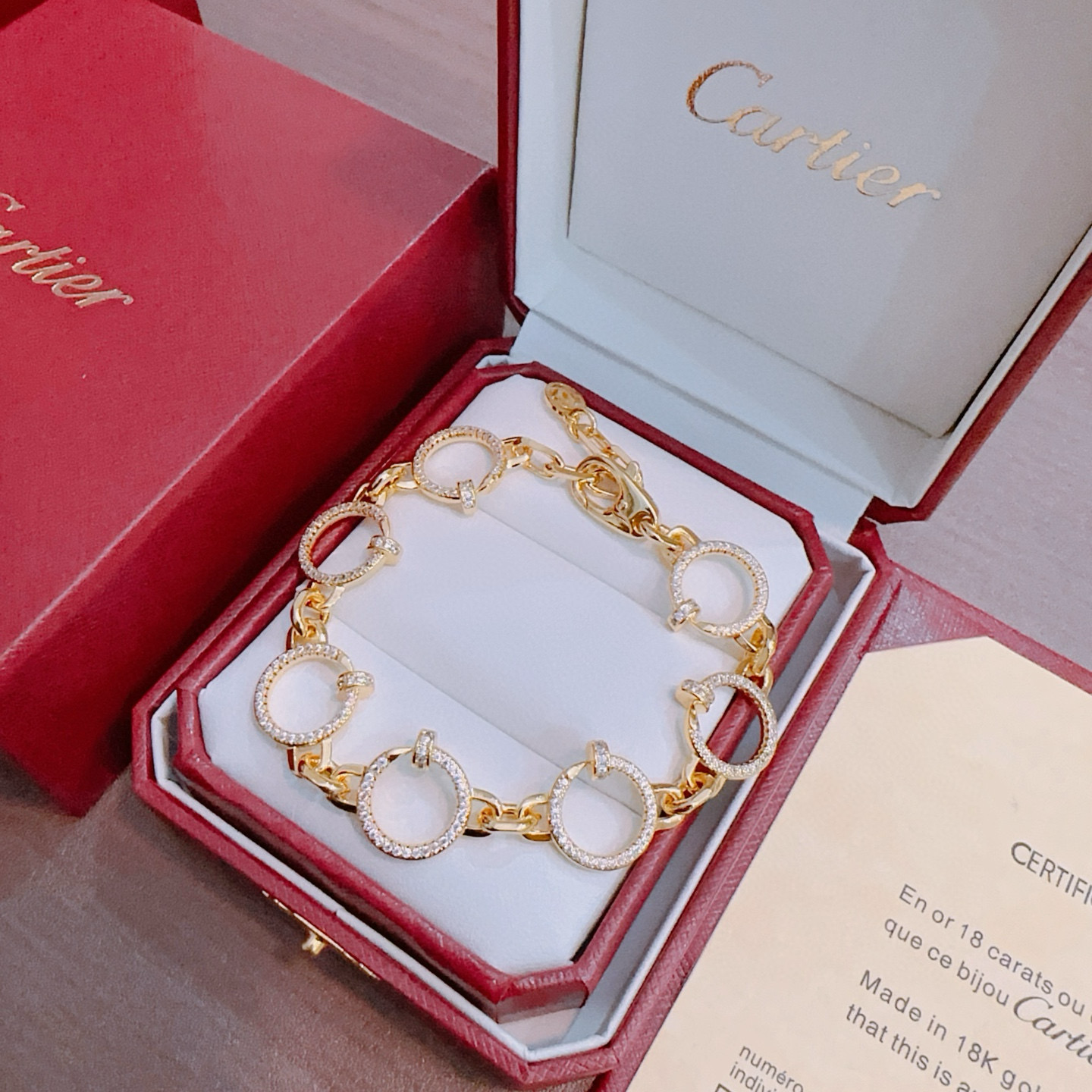 [Glimmer Jewelry] LOVE&JUSTE ブレスレット ダイヤモンド
