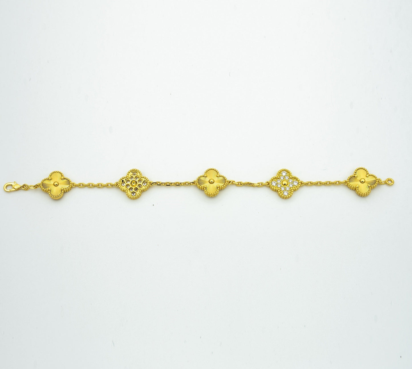 [Glimmer] CLOVER 5 MOTIF LASER BRACELET COLLECTION