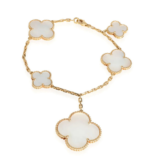 [Glimmer]MAGIC CLOVER MOP GOLD BRACELET 5 MOTIFS