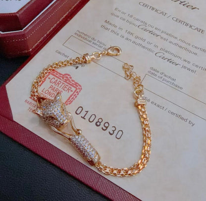[Glimmer Jewelry] パンテール ブレスレット ダイヤモンド