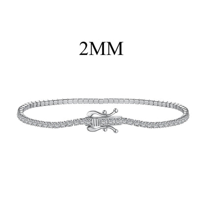 [Glimmer Jewelry]Radiant Colorful Round Cut Party Bracelet