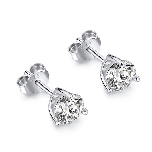 [Glimmer Jewelry]Dainty Round Shape Earrings