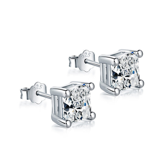 [Glimmer Jewelry]Delicate Square Shape Earrings