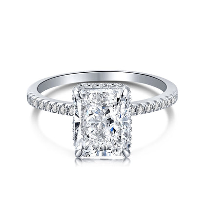 [Glimmer Jewelry]4.0 Carat Luxurious Engagement Ring