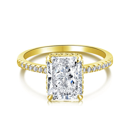 [Glimmer Jewelry]4.0 Carat Luxurious Engagement Ring