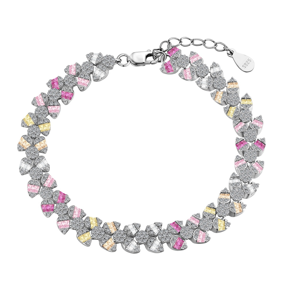[Glimmer Jewelry]Dainty Exquisite Flower Shape Daily Bracelet