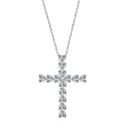 [Glimmer Jewelry]Radiant Cross Shape Necklace