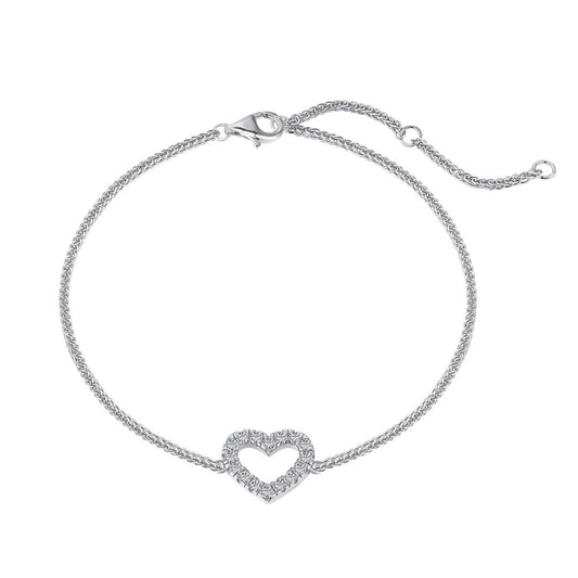 [Glimmer Jewelry]Heart Shape Lover Bracelet