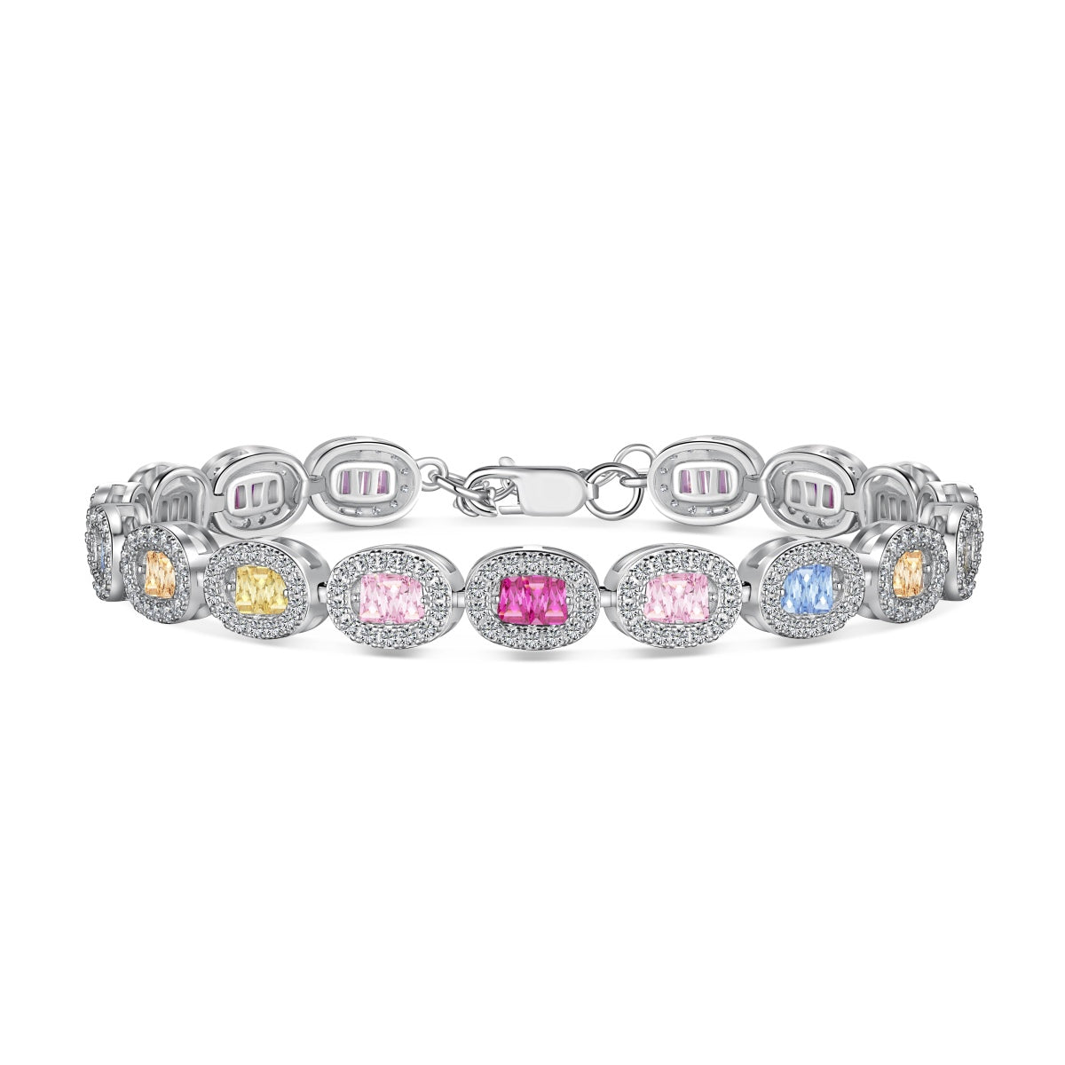 [Glimmer Jewelry]Exquisite Ornate Emerald Cut Daily Bracelet