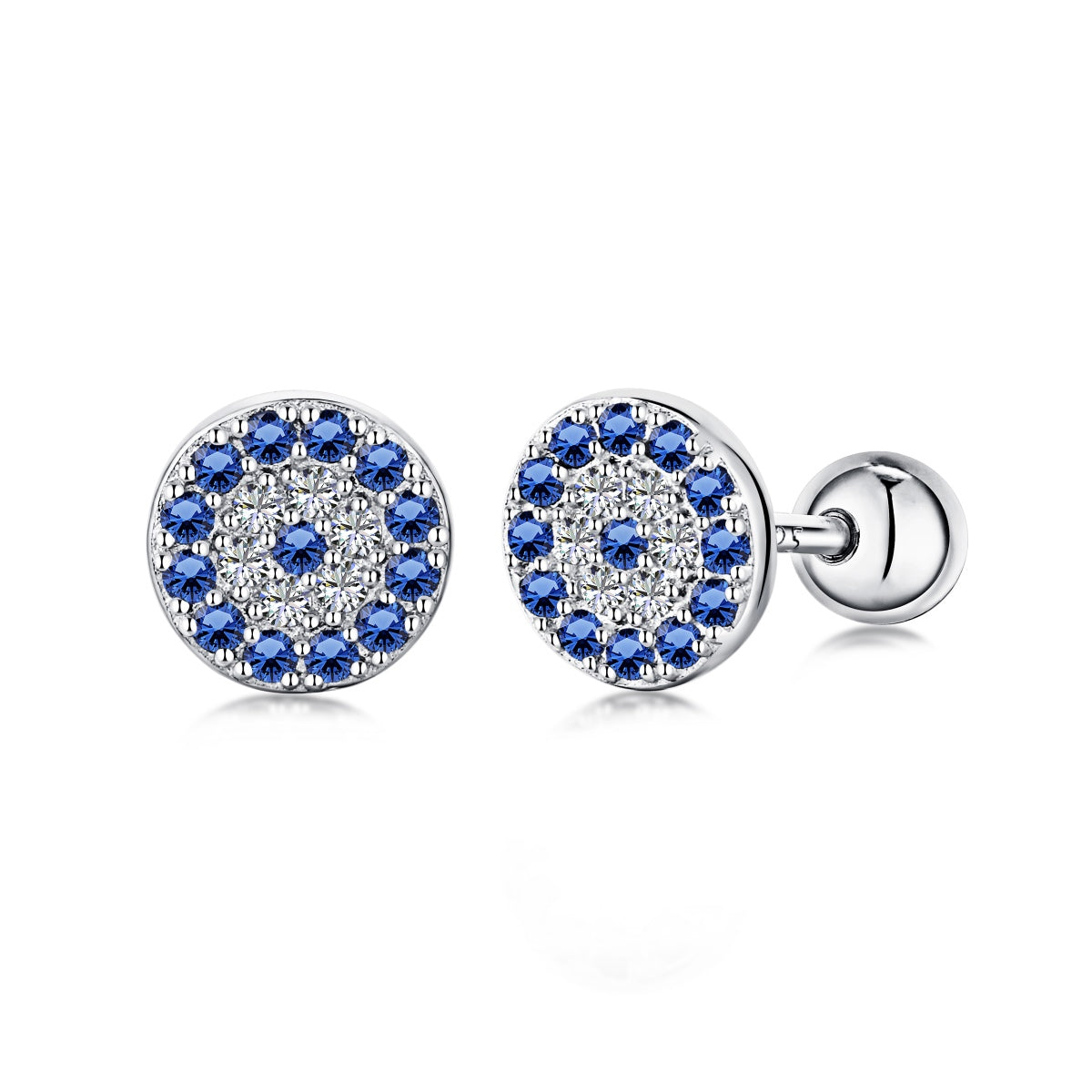 [Glimmer Jewelry]Devil's Eye Ear Bone Nail Earrings