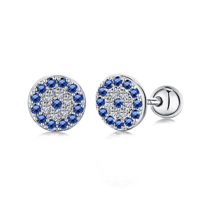 [Glimmer Jewelry]Devil's Eye Ear Bone Nail Earrings