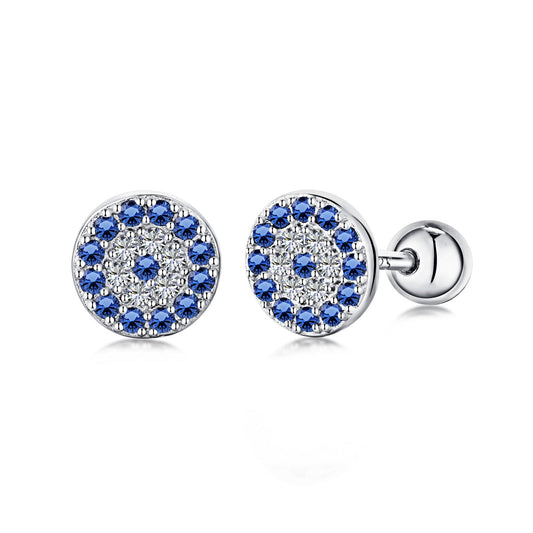 [Glimmer Jewelry]Devil's Eye Ear Bone Nail Earrings
