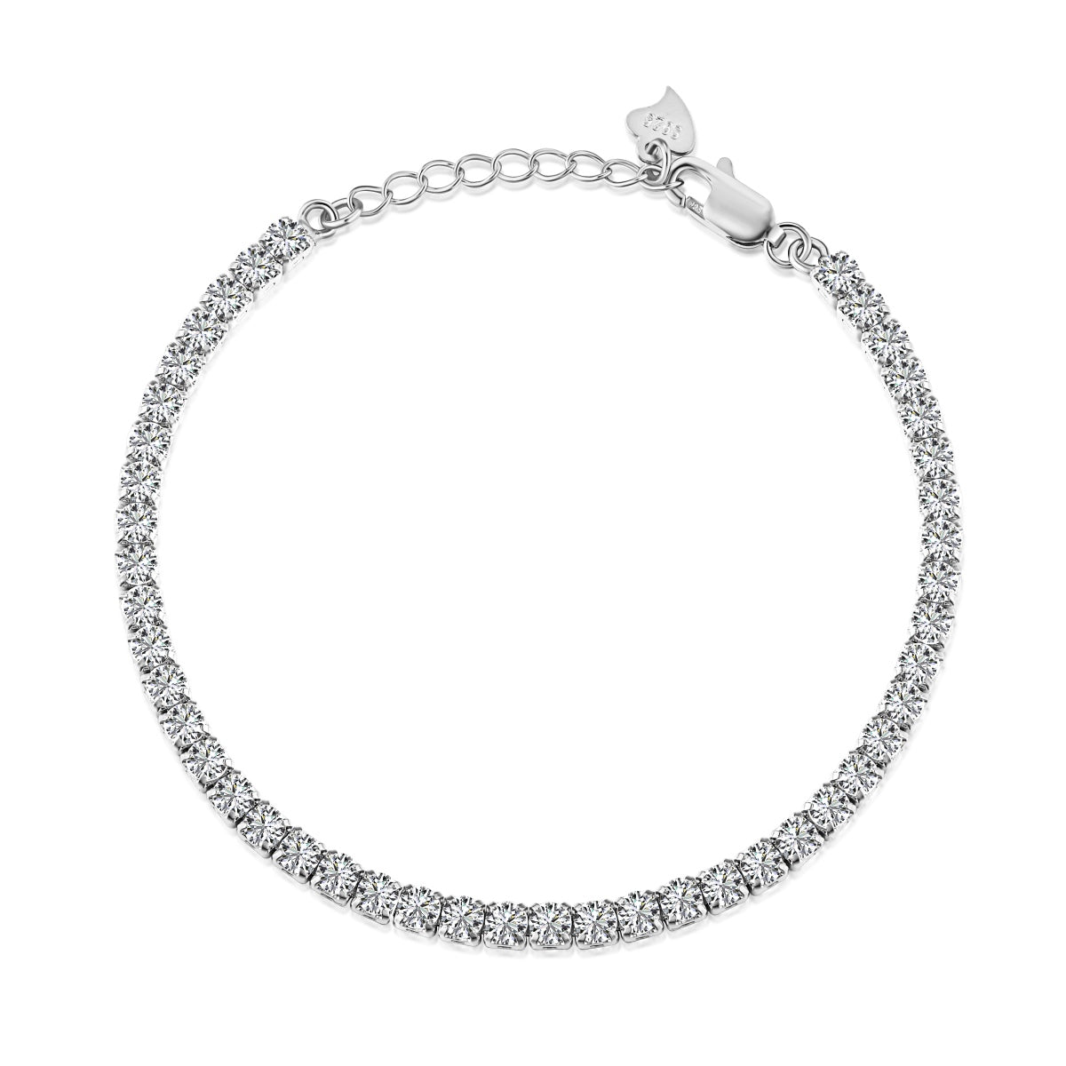 [Glimmer Jewelry]煌めくラウンドカットのデイリーブレスレット
