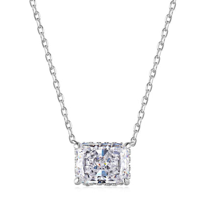 [Glimmer Jewelry]Luxurious Square Shape Colorful Necalack
