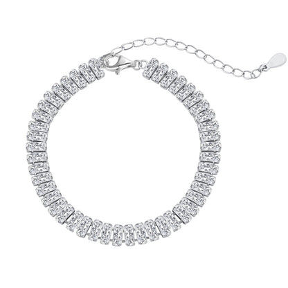 [Glimmer Jewelry]エメラルドカットブレスレット