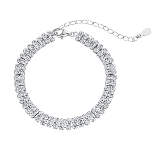 [Glimmer Jewelry]Exquisite Emerald Cut Daily Bracelet