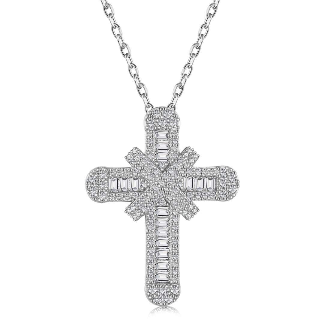 [Glimmer Jewelry]Gypsophila With Dimonds Necklace