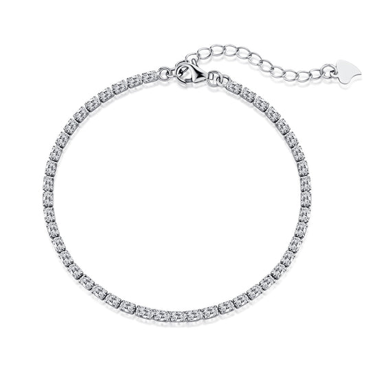 [Glimmer Jewelry]Elegant Emerald Cut Daily Bracelet