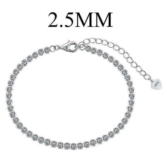 [Glimmer Jewelry]Dazzling Sparkling Round Cut Daily Bracelet
