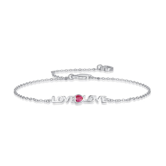 [Glimmer Jewelry]Romantic Heart Shape Lover Bracelet