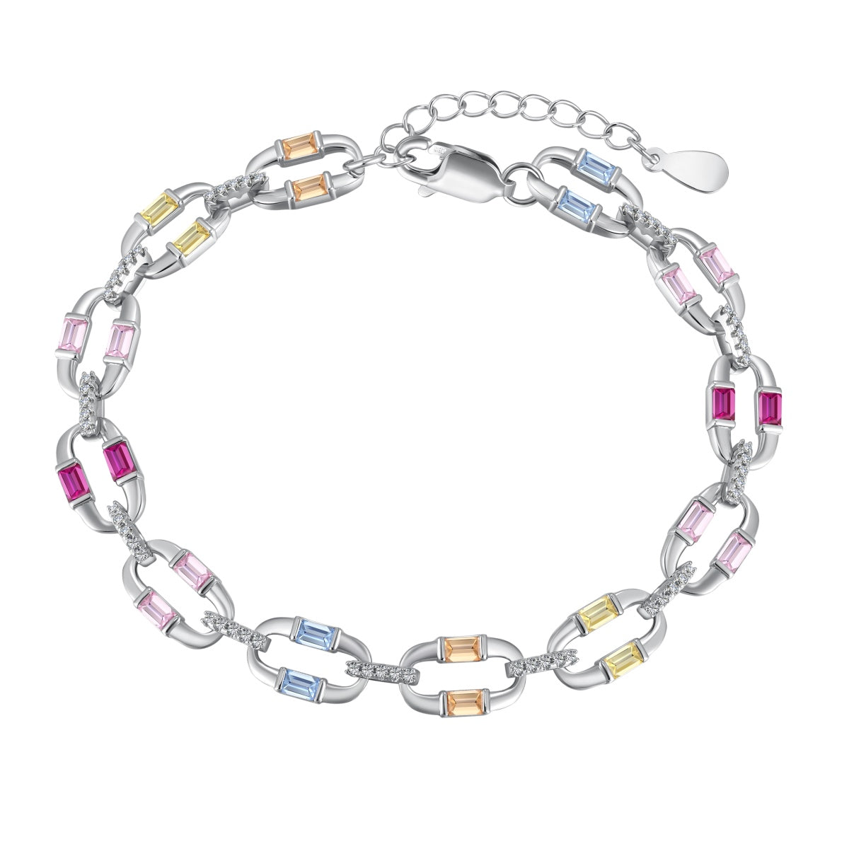 [Glimmer Jewelry]Dazzling Colorful Daily Bracelet