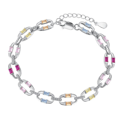[Glimmer Jewelry]Dazzling Colorful Daily Bracelet