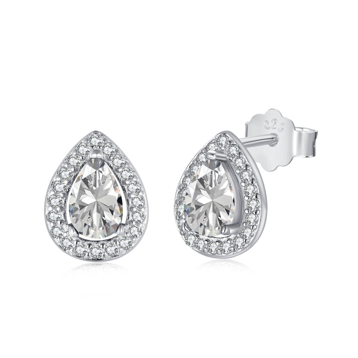 [Glimmer Jewelry]Luxurious Water Drop Shape Earrings