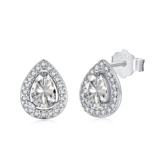 [Glimmer Jewelry]Luxurious Water Drop Shape Earrings